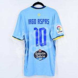 2016-17 Celta Vigo Home Shirt #10 IAGO ASPAS (Good) Adidas M - Image 1