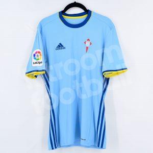 2016-17 Celta Vigo Home Shirt #10 IAGO ASPAS (Good) Adidas M - Image 3