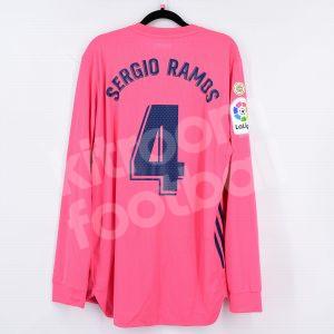2020-21 Real Madrid Authentic Away Shirt #4 SERGIO RAMOS La Liga BNWT L Long Sleeves - Image 1
