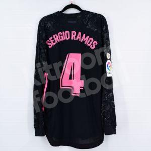 2020-21 Real Madrid Authentic Away Shirt #4 SERGIO RAMOS La Liga BNWT L Long Sleeves - Image 1