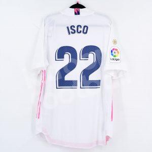 2020-21 Real Madrid Authentic Home Shirt #22 ISCO La Liga BNWT L - Image 1