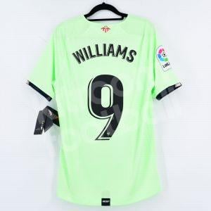 Official 2021-22 La Liga Athletic Bilbao Away Shirt #9 WILLIAMS (New Balance) (Size S)