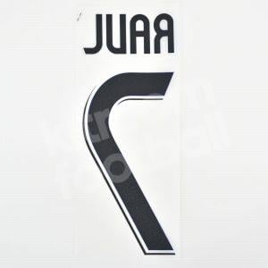 2006-07 Real Madrid Home Name Number Set #7 RAUL Repro - Image 3