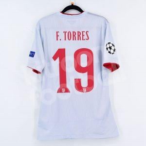 2014-15 Atletico Madrid Player Issue Away Shirt #9 F. TORRES M Champions League - Image 1
