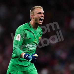 2017-18 Barcelona Player Issue Goalkeeper Shirt #13 CILLESSEN Match Issued Un Worn Final Copa Rey - Image 5