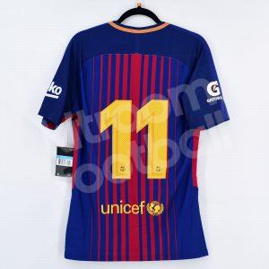 2017-18 Barcelona Player Issue Home Shirt #11 NEYMAR JR Match Un Worn Real Madrid - Image 1