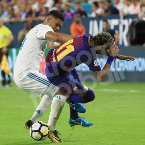 2017-18 Barcelona Player Issue Home Shirt #11 NEYMAR JR Match Un Worn Real Madrid - Image 6