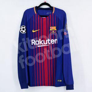 2017-18 Barcelona Player Issue Home Shirt #3 PIQUÉ Champions League Match Un Worn - Image 3