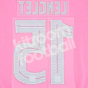 2020-21 Barcelona Third Name Number Set #15 LENGLET CL Repro - Image 3