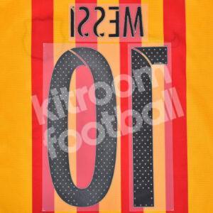 Official Reissue 2015-16 Barcelona Away Name Number Set #10 MESSI Avery - Image 3