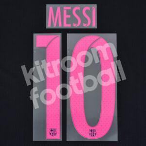 Official Reissue 2016-17 Barcelona Away Name Number Set #10 MESSI Avery
