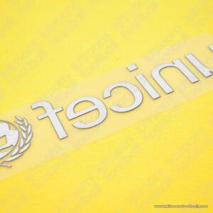 Official Reissue 2011-22 Barcelona Sponsor Patch UNICEF Back - Image 3