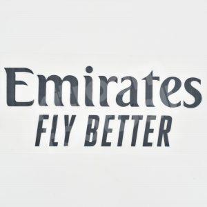 Emirates Fly Better Sponsor Patch Black Repro