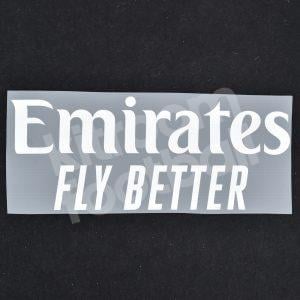 Emirates Fly Better Sponsor Patch White Repro