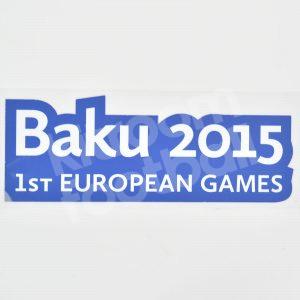 Original Player Issue 2014-15 Atletico Madrid Baku 2015 Sponsor Patch Home