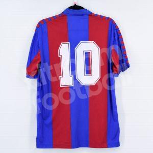 1980s Barcelona Home Shirt Meyba #10 MARADONA (Excellent) L - Image 1