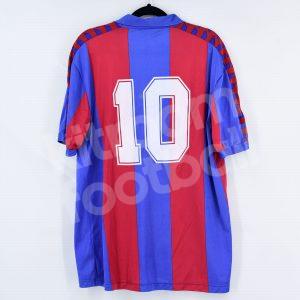 1980s Barcelona Home Shirt Meyba #10 MARADONA (Good) XL