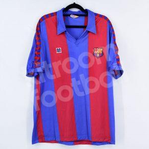 1980s Barcelona Home Shirt Meyba #10 MARADONA (Good) XL – Kitroom