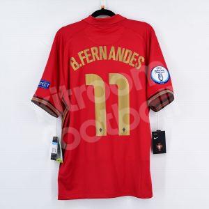 EURO 2020 21 Portugal Home Shirt #11 B. FERNANDES BNWT Nike M