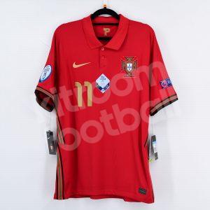 EURO 2020 21 Portugal Home Shirt #11 B. FERNANDES BNWT Nike M - Image 3