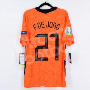 EURO 2020 21 Netherlands Holland Home Shirt #21 F. DE JONG BNWT Nike S - Image 1
