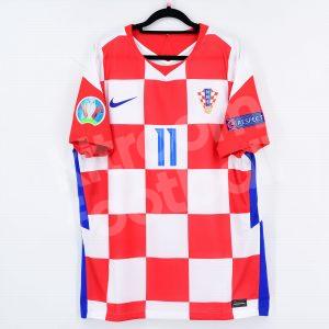 EURO 2020 21 Croatia Home Shirt #11 BROZOVIC BNWT Nike L - Image 3