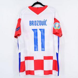 EURO 2020 21 Croatia Home Shirt #11 BROZOVIC BNWT Nike L - Image 1