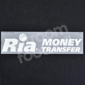 Original Player Issue 2019-20 Atlético Madrid Ria Money Transfer White Sponsor Patch