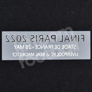 Real Madrid Final Paris Champions League 2022 MDT Match Deatails GK White Patch Repro - Image 3