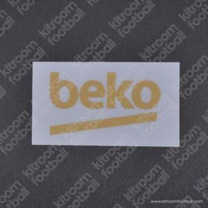 2020-21 Barcelona Beko Gold Sponsor Patch Parche Repro