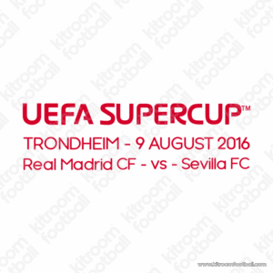 Official 2016-17 Sevilla UEFA SuperCup Home Match Details MDT Patch
