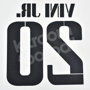 2022-23 Real Madrid Home Name Set #20 VINI JR Cup Version Repro - Image 3