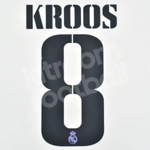 2022-23 Real Madrid Home Name Set #8 KROOS Cup Version Repro