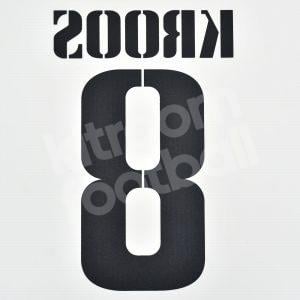 2022-23 Real Madrid Home Name Set #8 KROOS Cup Version Repro - Image 3