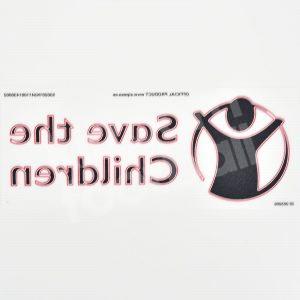 2020-21 Atletico Madrid Save The Children Red Player Issue Sponsor Patch Sipesa - Image 3