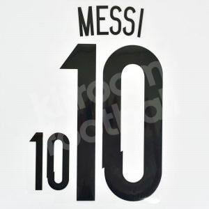 FIFA World Cup 2014 Argentina Home Name Number Set #10 MESSI Player Size Repro v1