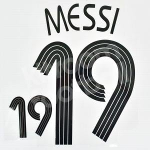 Argentina FIFA World Cup 2006 Name Number Set #19 MESSI Repro - Image 1