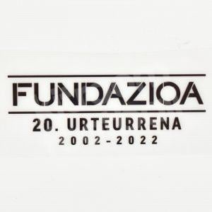 2021-22 Parche Athletic Club Bilbao Fundazioa 20 Urteurrena Patch Repro