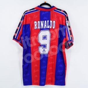 FC Barcelona Kappa シャツ Ronaldo 9 1996-97 Barcelona Home Player Issue Shirt #9 RONALDO Kappa (Very