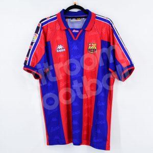 1996-97 Barcelona Home Player Issue Shirt #9 RONALDO Kappa (Very Good) M - Image 3