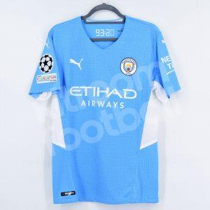 2021-22 Manchester City Home Shirt Match Promo #47 FODEN M Champions League - Image 3