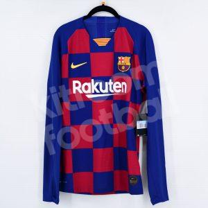 2019-20 Barcelona Player Issue Home Shirt BNWT M European Version LS