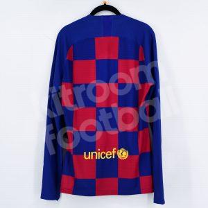 2019-20 Barcelona Player Issue Home Shirt BNWT M European Version LS - Image 3