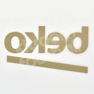 2020-21 Barcelona Beko Gold Sponsor Patch Parche Repro - Image 3