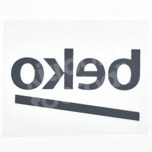 Barcelona Beko Cold Grey Sponsor Patch Parche Repro v1 - Image 3