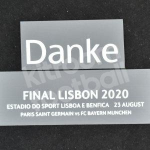 Bayern Munich Final Champions League Lisbon 2020 MDT Danke Patch Repro v2