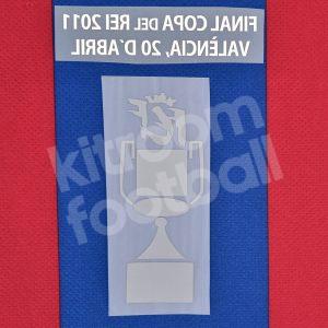 Final Copa del Rey 2011 Barcelona Patch MDT Match Detail Repro v2 - Image 3