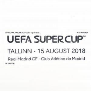 Official Real Madrid Supercup 2018 Match Details MDT Home Sipesa