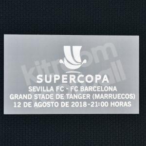 2018-19 Sevilla Supercopa 2018 Tanger MDT White Match Detail Player Issue
