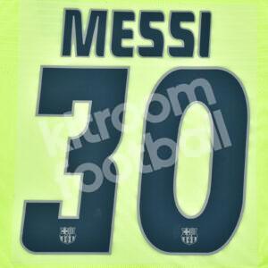2005-06 Barcelona Away Name Number Set #30 MESSI Champions League Repro